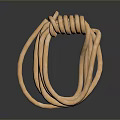 Durable Braided Natural Brown Rope For Daily Tying And Decoration Use