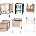 Various Styles Of Baby Cribs With Different Colors And Designs For Nursery