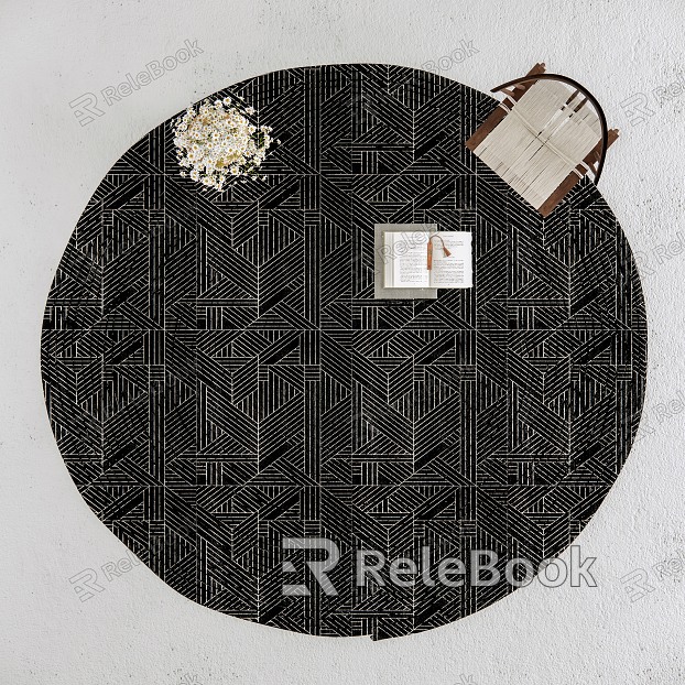 Modern Round Carpet Carpet model