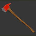 Fire Axe Tomahawk Axe Wood Axe Handle Axe Mountain Axe Cutting Wood Axe 3d model