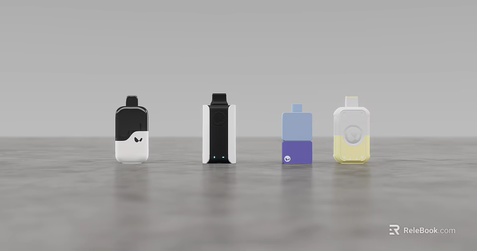 Sleek Modern Household Bottles In Multiple Colors With Minimalist Design For Daily Use 3d model 