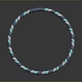 Braided Bracelet With Blue White Gray Color And Simple Design For Fashion Accessory