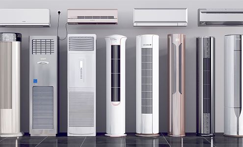 modern air conditioning 3d model