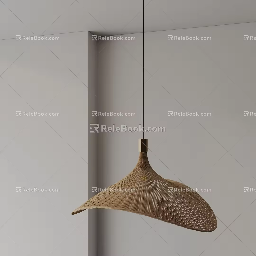 Modern chandelier 3d model