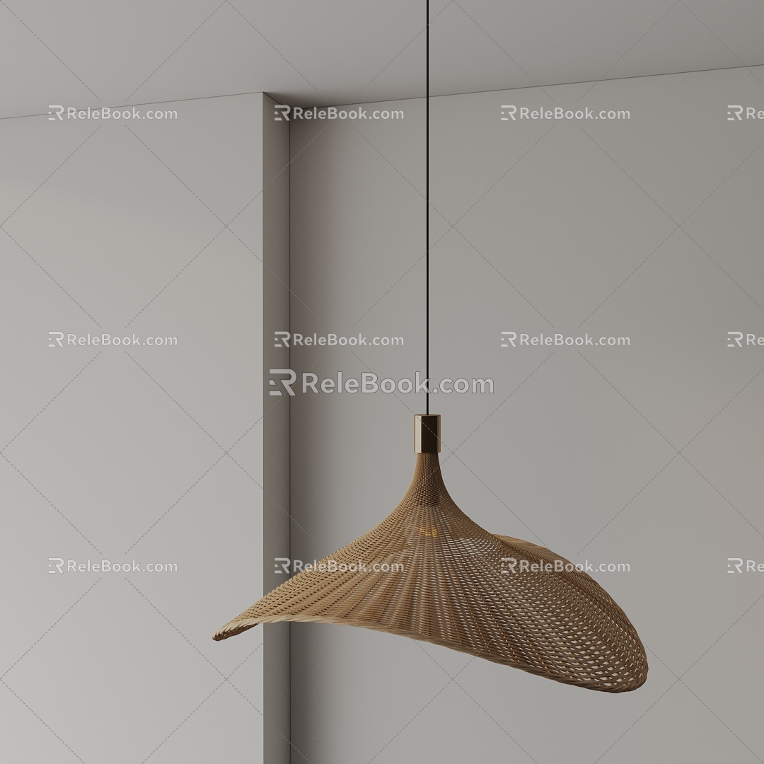 Modern chandelier 3d model