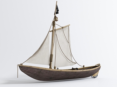 Modern Sailing 3d model