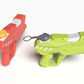 Red And Green Electric Toy Water Guns
