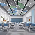 Classroom 3d model