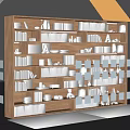 Modern Bookcase Bookshelf 3d model