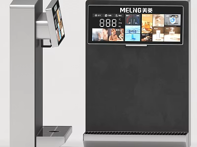 MELNG Modern Kitchen Water Dispenser With Digital Display And Temperature Control 3d model