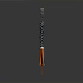 Stylish Keychain Accessory With Braided Metal Chain And Orange Tassels For Daily Use