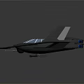 Modern Spaceship Spacecraft 3d model