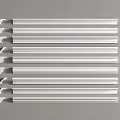 Modern gypsum line Gypsum line Yin corner line Yang corner line Skirting line ceiling corner line 3d model