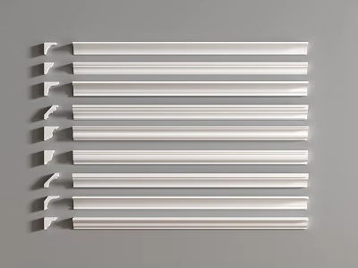 Modern gypsum line Gypsum line Yin corner line Yang corner line Skirting line ceiling corner line 3d model