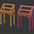 Two Wooden Art Easels With Traditional Stand Design And Stable Legs For Artists