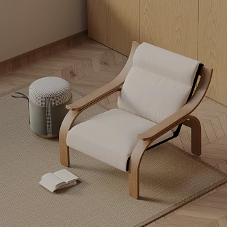 modern leisure chair 3d model