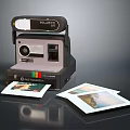 Modern Camera Polaroid Camera Polaroid Camera 3d model
