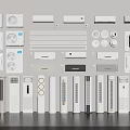 Different Types Of Air Conditioning Fans Including Wall Mounted And Floor Standing Designs
