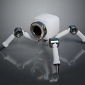 Robot Spider Robot Mecha Spider Science Fiction Spider Mechanical Spider Battery Spider Tower Defense 3d model