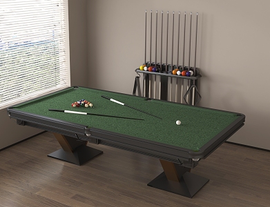 Billiard room Billiard table 3d model