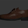 Classic Brown Leather Lace Up Dress Shoes With Timeless Design For Men's Daily Use