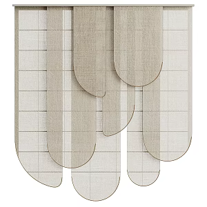 Modern Curtain Modern Curtain Cloth Curtain Cloth Curtain Fabric Jewelry Simple Home Decoration Bedroom Curtain Living Room Curtain 3d model
