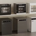 Various Colored Dishwashers In Countertop And Freestanding Styles For Kitchen Use