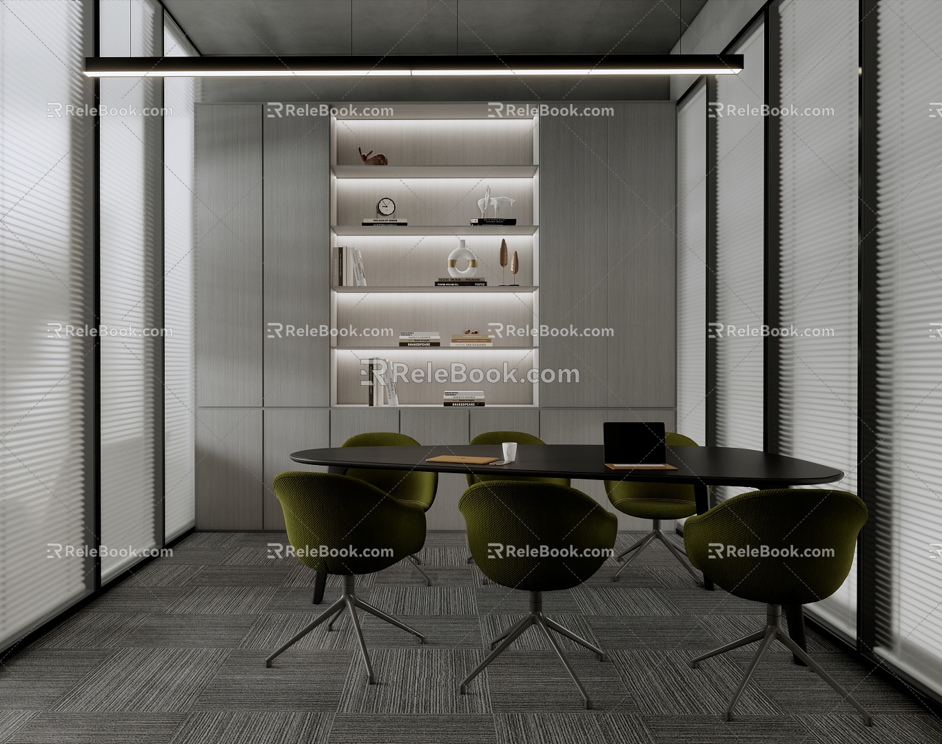 Modern Meeting Room Negotiation Room Conference Room 3d model