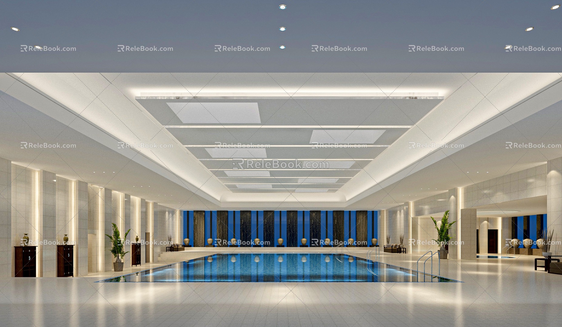 Modern Swimming Pool 3d model