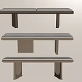 Modern Upholstered Bench With Light Seat And Wooden Leg Designs