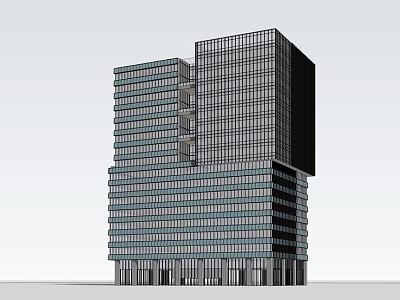 Modern style office building model