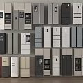 Refrigerators and Freezers in Various Designs Styles and Colors on