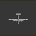 Long-range bomber Modern bomber 3d model