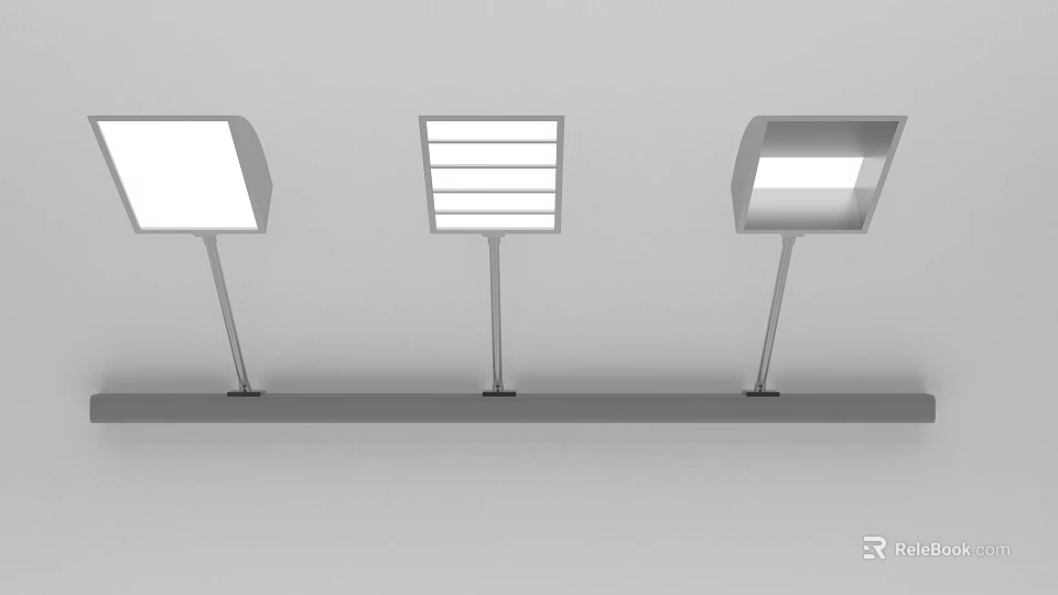 Modern Stylish Downlights And Spotlights With Various Designs For Indoor Lighting 3d model 