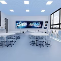 Science Popularization Classroom Science Popularization Classroom for Primary and Middle School Students Science and Technology Classroom Laboratory 3d model
