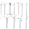 Wind turbine big windmill 3d model