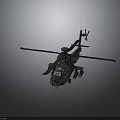 Aerospace Mission Support Helicopter Assisting Space Exploration and Equipment Transport