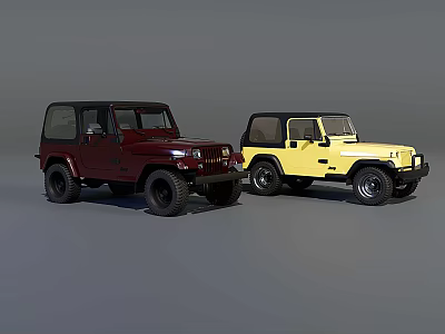 Jeep JEEP Wrangler 3d model Jeep JEEP Wrangler 3d model