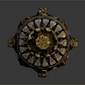 Intricate Sculpture Carving With Multi layered Ornate Base And Detailed Figures Animals Patterns