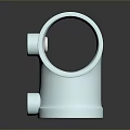 Stainless Steel Tee Pipe Fitting With Flanged Ends And Secure Bolts