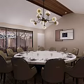Waterfront Boutique Hotel Building With Modern Design Night View And Dock Boats
