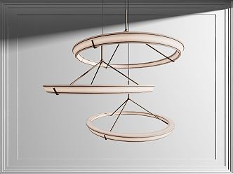 Modern chandelier 3d model