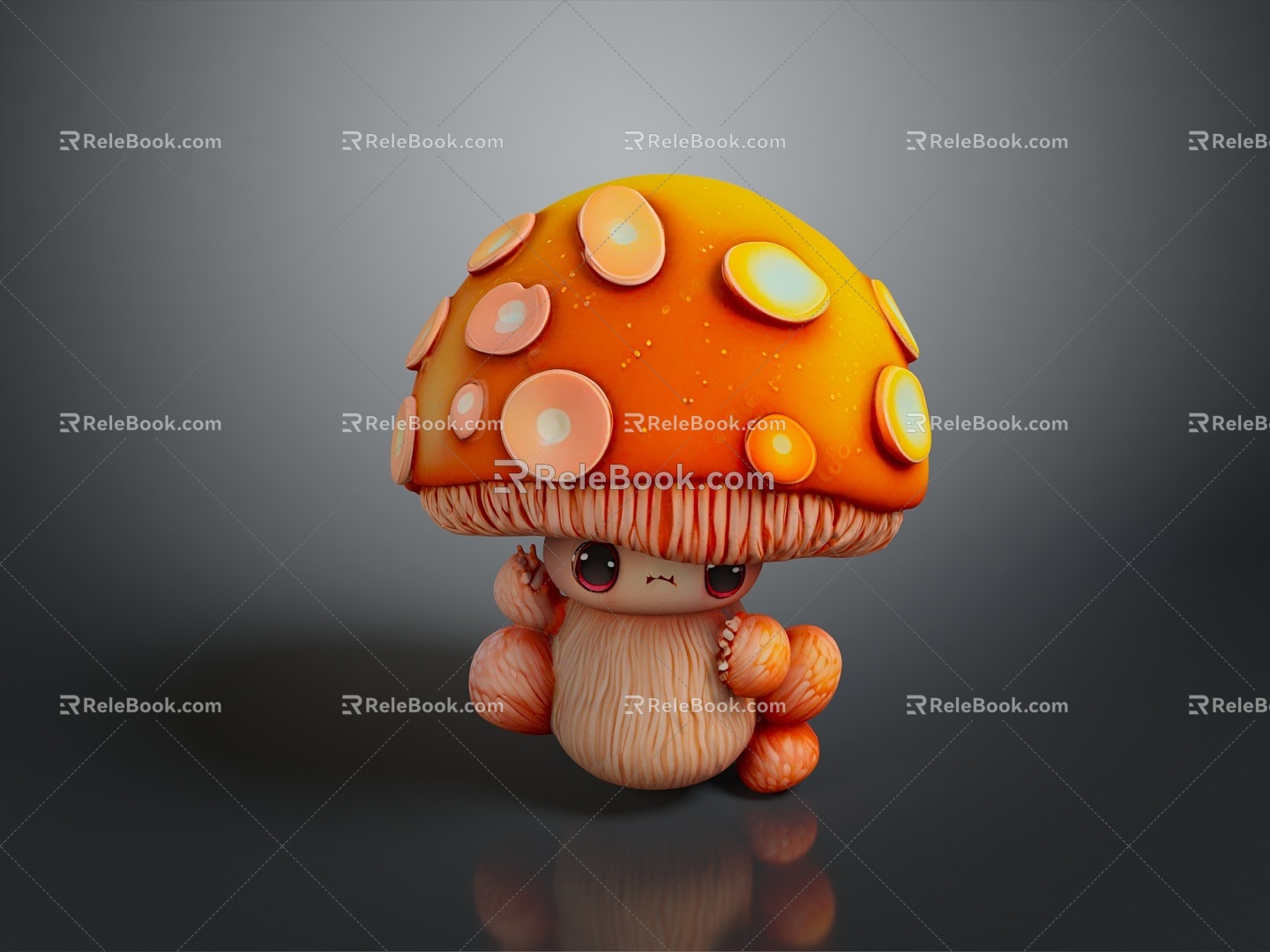 Mushrooms, straw mushrooms, poisonous mushrooms, plant mushrooms, mushrooms, ganoderma lucidum, tree mushrooms, vegetables, fruits and vegetables 3d model