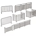 Various Metal Safety Railings With Different Designs For Outdoor And Indoor Use