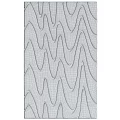 Light Ivory Square Rug Featuring Modern Wave Pattern And Textured Design For Home Decor 3d model