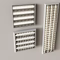 Modern Grille Lights With Metal Frame For Indoor Ceiling And Wall Installation