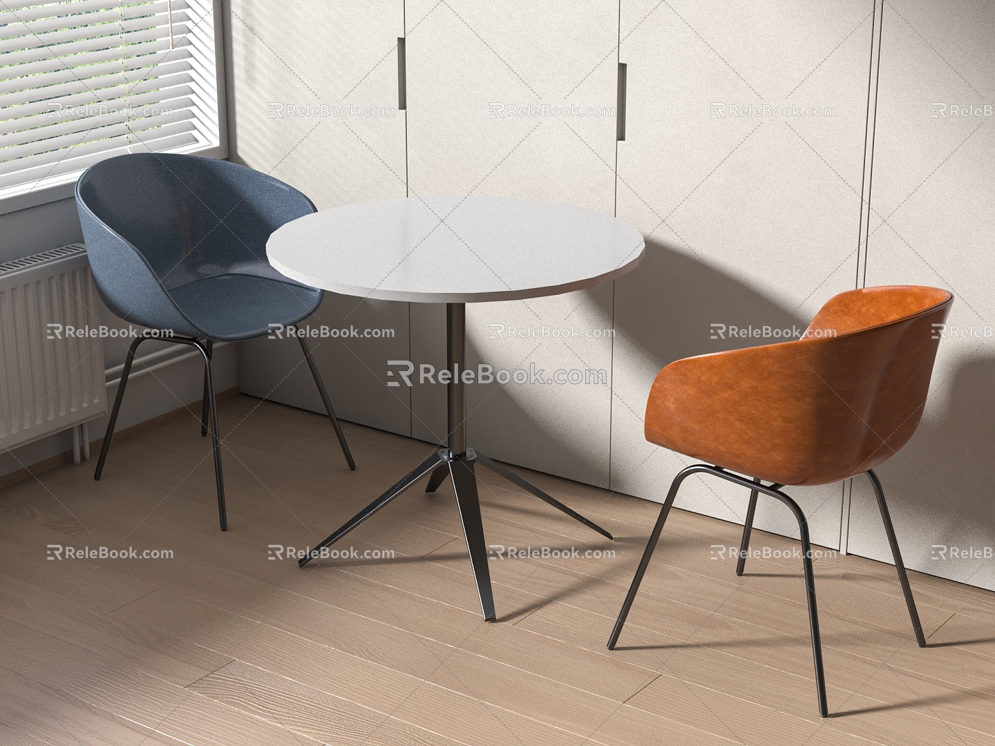 Modern Leisure Tables and Chairs Negotiation Tables and Chairs Dining Tables and Chairs 3d model