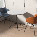 Modern Leisure Tables and Chairs Negotiation Tables and Chairs Dining Tables and Chairs 3d model