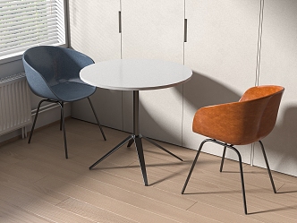 Modern Leisure Tables and Chairs Negotiation Tables and Chairs Dining Tables and Chairs 3d model