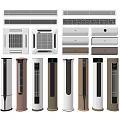 Air Conditioner Fans Various Types With Modern Design And Different Styles For Home Use
